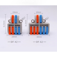 Quick Connect Terminal Block Connector DF-62 2 in 6 Out DF-42 2 in 4 Out 32A Hochstrom-Schnell anschluss