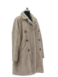 Cappotto in Ecopelliccia per <span class=keywords><strong>Donna</strong></span>, Cappotti in Pelle Naturale, <span class=keywords><strong>Trench</strong></span> in Pelle Lungo da <span class=keywords><strong>Donna</strong></span>, Abbigliamento Invernale Femminile - Product Image 4