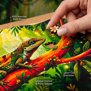 Jouets de <span class=keywords><strong>puzzle</strong></span> en bois personnalisés, jeu unique et attrayant, <span class=keywords><strong>puzzle</strong></span> en bois imprimé au laser UV - Product Image 5