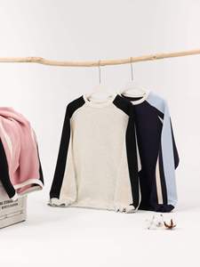 H5493 Fournisseur d'usine, vente en gros, sweat-shirts personnalisés en spandex/polyester doublés de polaire, écologiques, coupe ample, col rond, imprimé dessin animé - Product Image 4