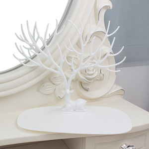 Nuovi accessori per gioielli in plastica <span class=keywords><strong>albero</strong></span> vassoio per collana bracciale <span class=keywords><strong>orecchini</strong></span> da esposizione supporto per gioielli appendiabiti organizzatore - Product Image 4