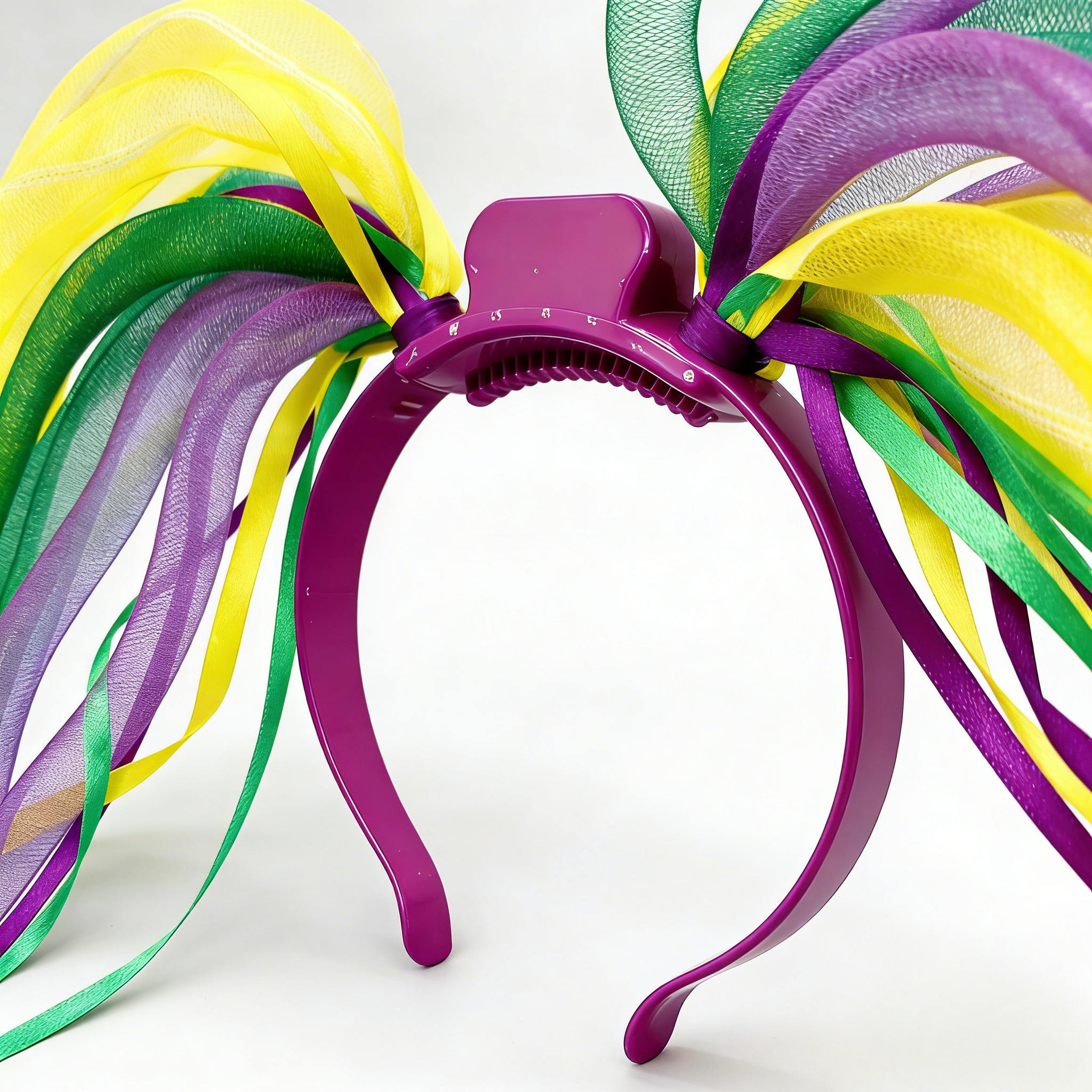 Mardi Gras Headband Carnival Accessories Light up Headband LED Headband Novelty Light up Hat Mardi Gras Party Supplies