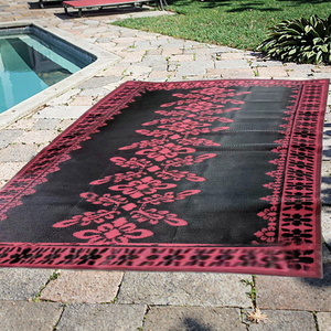 WANMI <span class=keywords><strong>Tapis</strong></span> <span class=keywords><strong>de</strong></span> <span class=keywords><strong>sol</strong></span> pour <span class=keywords><strong>caravane</strong></span> <span class=keywords><strong>de</strong></span> camping-car personnalisé <span class=keywords><strong>de</strong></span> haute qualité <span class=keywords><strong>Tapis</strong></span> d'intérieur et d'extérieur en plastique recyclé PP pour pique-nique, camping, prière, patio, pique-nique - Product Image 3