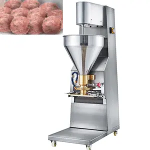 Ticari büyük kapasiteli otomatik köfte şekillendirme makinesi Meatball yapma araçları Meatball şekillendirme makinesi