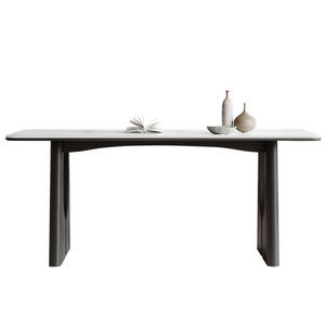 Juego de Comedor de 6 Piezas, Mesa y Sillas de Madera Maciza, Diseño que Ahorra Espacio para Apartamentos Pequeños, Estilo Retro Francés Moderno - Product Image 3