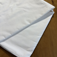 100% Baumwolle gebleicht glatt weiß Bettwäsche Stoff Baumwolle Stoff für Hotel Bettwäsche Kissen 40*40 110*90