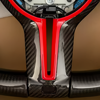 Volant sport en cuir noir à fond plat pour BMW F10 F30 F31 F32 F20 E90 F16 E87 E92 X6 E71 X5 E70 F15