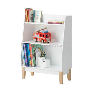 Simple Design White MDF Children Display <strong>Bookcase</strong> - Product Image 1