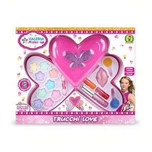 Valeria Make Up Trucchi Love Heart Case 28x22 Cm Ensemble de jouets de beauté pour enfants - Product Image 1