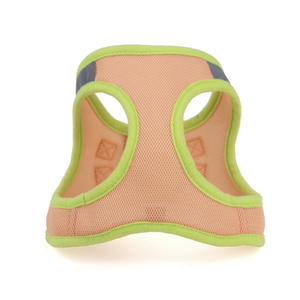 小型中型犬猫用ダブルDリング,反射無し天気メッシュステップインエアドッグハーネス - Product Image 1