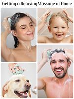Vente chaude transfrontalière Peigne à cheveux de coiffure et de massage en paille de blé, ionique, imperméable, écologique, à dents larges, en silicone souple