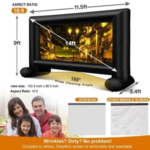 Pantalla Inflable Gigante Multifuncional para Publicidad en Exteriores, Pantalla Inflable para Proyecciones, Pantalla Inflable Gigante para Eventos - Product Image 2