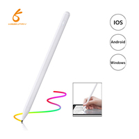 Stylet universel intelligent de 2e génération à écran tactile capacitif actif, en métal, pour dessin, pointe fine de précision, avec fonction d'inclinaison