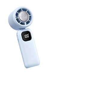 2026 High-Speed Handheld With <b>Ice</b> Compress, 100-Gear Stepless Adjustment, Quiet Portable Mini Fan for Makeup Student - Product Image 1