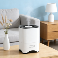 Humidificateur portable à commande tactile avec humidistat et minuterie pour les voyages, les hôtels, les petites pièces - Certifié ROHS