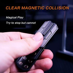 Slider Haptique Magnétique Lumineux EDC, Clicker Anti-Stress pour Adultes, Outil TDAH pour l'Anxiété, Jouets Fidget Spinners - Product Image 2