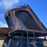 Offroad-Dachzelt aus Oxford-Gewebe und Aluminiumlegierung, leicht, wasserdicht, UV-beständig, für alle Jahreszeiten, Camping, SUV, Pickup-Truck, schnelles Aufstellen