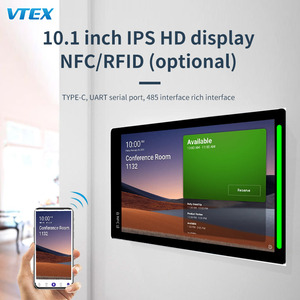 Led ánh sáng video thông minh hội nghị phòng họp hiển thị máy tính bảng PC Type-C NFC RFID <span class=keywords><strong>PoE</strong></span> RS485 hội nghị kinh doanh cuộc họp máy tính bảng - Product Image 6