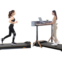 Caminadora 2 en 1 con Pantalla LED, Motor de 120 kg, Escritorio Plegable Pequeño, Inalámbrica, para Debajo del Escritorio, Caminadora para Uso Doméstico
