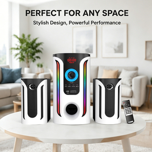 Nuevo Altavoz Mega Sound de 2.1 Canales con USB, SD, FM y Bluetooth - Product Image 5