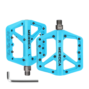 Pédales de vélo VTT Nylon Plate-forme Repose-pieds Plat VTT Paddle Grip Roulements Footboards Cyclisme <span class=keywords><strong>Pied</strong></span> Hold - Product Image 3