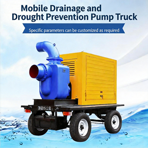 High-lift, High-flow, Non-clogging Self-priming Sewage Pumps Available for Customization for Agricultural Irrigation. - Product Image 1