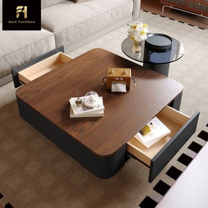 Tavolino da Caffè Rotondo in Legno di Design Italiano <span class=keywords><strong>con</strong></span> Pinguino, Tavolino da Tè <span class=keywords><strong>Moderno</strong></span>, Arredamento di Lusso per <span class=keywords><strong>Soggiorno</strong></span> - Product Image 4
