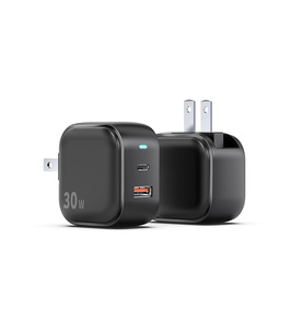 Nouveau <span class=keywords><strong>chargeur</strong></span> PD <span class=keywords><strong>30W</strong></span> USB Type C <span class=keywords><strong>chargeur</strong></span> rapide QC3.0 double Port Charge rapide 3.0 charge optimale de téléphone pour <span class=keywords><strong>iPhone</strong></span> 15/14/<span class=keywords><strong>13</strong></span>/12 GAN - Product Image 1