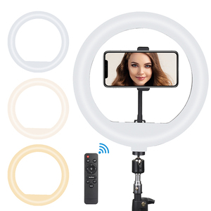 Anneau lumineux pour <span class=keywords><strong>selfie</strong></span> de haute qualité à <span class=keywords><strong>prix</strong></span> avantageux, 10 pouces, anneau lumineux LED avec trépied de 1,7 m - Product Image 4