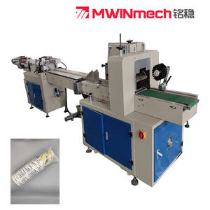 Macchina avvolgitrice portaposate compagnia aerea flusso avvolgitrice tazza di conteggio e macchina imballatrice - Product Image 3