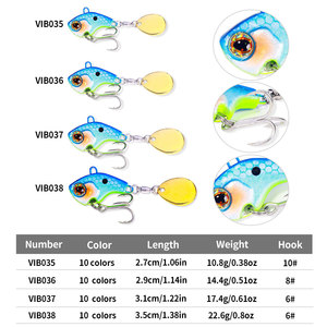 Señuelo de Pesca Giratorio Mini VIB de Metal para Hielo, 9g, 14g, 16g, 21g, para Pesca Jigging en Ríos y Lagos - ¡Venta Caliente! - Product Image 2