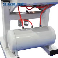 Machine automatique de pose d'angles pour cadres photo avec pince de fixation pour la fabrication de cadres - X0909 TS-J37T