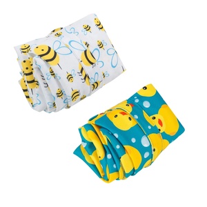 ALVABABY-Sac à couches réutilisable avec deux poches zippées pour le voyage, la plage, la piscine, la garderie, le yoga et la gymnastique - Product Image 3