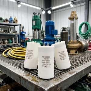 Condensateurs de démarrage et de fonctionnement pour moteur de ventilateur AC HONGYE <span class=keywords><strong>CBB60</strong></span> 250VAC <span class=keywords><strong>450VAC</strong></span> pour machine à laver, ventilateur de plafond 10UF 20UF 50UF 80UF 100UF - Product Image 1