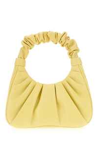 El bolso de diseñador más vendido JW Pei Yellow Gabbi Bolso bordado con logotipo contrastante en la parte delantera - Product Image 3