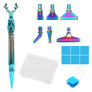 Accesorios de pintura de diamantes LS, bolígrafo selector de diamantes con forma de ciervo de Metal colorido, bolígrafos impresos de naturaleza muerta, puntas de bolígrafo reemplazables - Product Image 2
