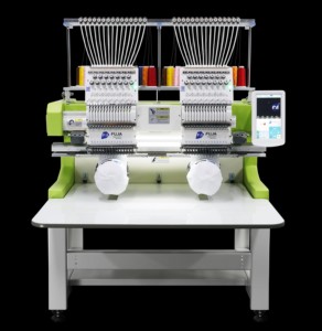 FUJA High Speed Computer Digital 2 Heads Embroidery <b>Machine</b> Price with 2 Heads 12 & 15 Needles - Product Image 3