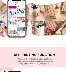 Portable 3D Printer Intelligent Nail Art Color Painting Digital DIY Nail Printing Machine Images Nail Art Equipment - Product Image 3