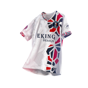 Rétro personnalisé Maillot <span class=keywords><strong>De</strong></span> Football Polyester Matériel Impression par sublimation Maillots <span class=keywords><strong>de</strong></span> Football pour Équipe <span class=keywords><strong>ou</strong></span> Club - Product Image 2