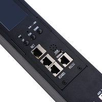 Tôle verticale 24 voies allemande Schuko Socket Smart Rack géré PDU avec surveillance et contrôle de sortie