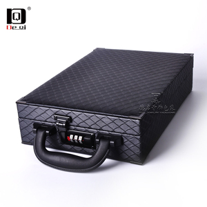 Cofanetto Portagioie di Lusso Personalizzato in MDF e PU, 6 Scomparti, Custodia da Viaggio in Pelle per <span class=keywords><strong>Orologi</strong></span>, Espositore con Manico e Inserto - Product Image 2