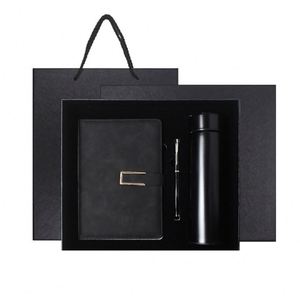 Coffrets Cadeaux d'Entreprise en Cuir avec Stylo et Bouteille, Carnet de Luxe Personnalisable, Coffret Cadeau Promotionnel - Product Image 1