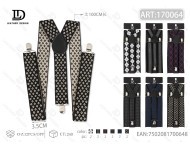 Bretelle da Uomo Fantasia Larghezza 3,5 cm Lunghezza 100 cm Stampa a Trasferimento Termico - Product Image 1