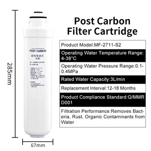 Elemento <span class=keywords><strong>de</strong></span> Filtro MRO201A-4 para <span class=keywords><strong>Purificador</strong></span> <span class=keywords><strong>de</strong></span> <span class=keywords><strong>Agua</strong></span> General <span class=keywords><strong>Midea</strong></span> F1/1598/B/D/MRC1796A-400G/211-4 con 2 Años <span class=keywords><strong>de</strong></span> Garantía - Product Image 3