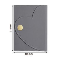 Agenda A5 de Cuero PU Personalizada, Tapa Dura, Estilo Empresarial Minimalista Creativo, Cuaderno al por Mayor con Opción de Logotipo