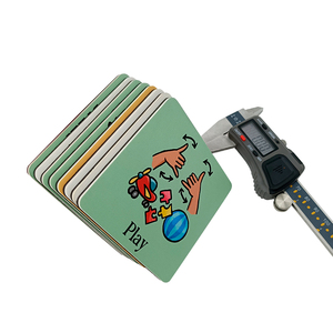 Juego de tarjetas de aprendizaje de imán de nevera duradero colorido juego de tarjetas de aprendizaje con niños preescolar Estudio de escuela en casa - Product Image 3