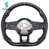 Volant de voiture personnalisé en fibre de carbone pour VW Golf Mk7 Mk7.5 Mk8 Polo R GTI GTD 7 8 Jetta Cc T6 Volkswagen Passat B8 Accessoires