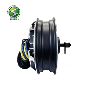 Moteur de moyeu de roue BLDC sans balais à double capteur de position EU QSMOTOR 12 pouces 20000W 80H V5 pour scooter et moto - Product Image 6