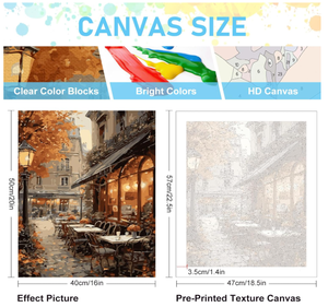 Pintura por Números DIY: <span class=keywords><strong>Paisajes</strong></span> de Edificios de Asia Central, Kit de Pintura al Óleo <span class=keywords><strong>para</strong></span> Adultos, Arte de Pared Hecho a Mano <span class=keywords><strong>para</strong></span> Principiantes - Product Image 5