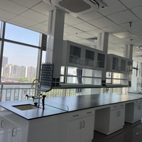 Mesa de Trabajo de Resina Fenólica, Banco de Laboratorio de Acero de Alta Calidad, Precio de Fábrica, Banco de Laboratorio de Acero Tipo Isla